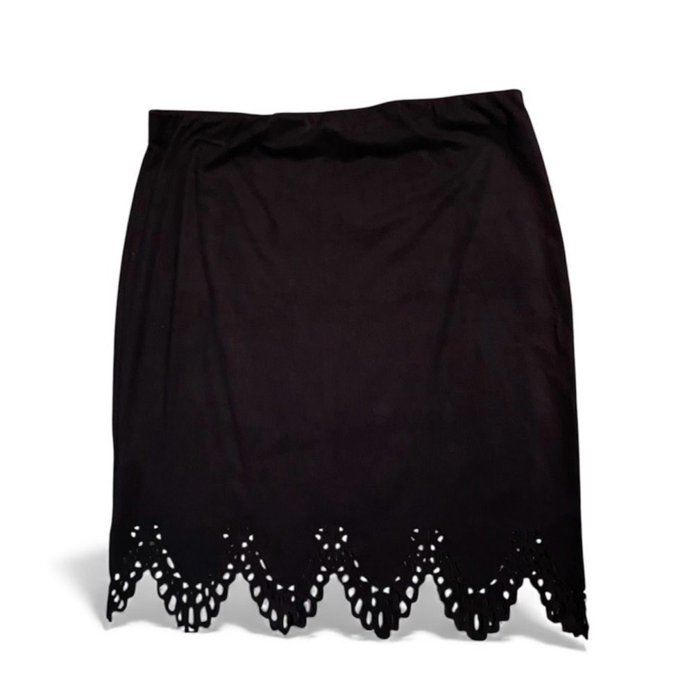 Black Mini Skirt Size L NWOT